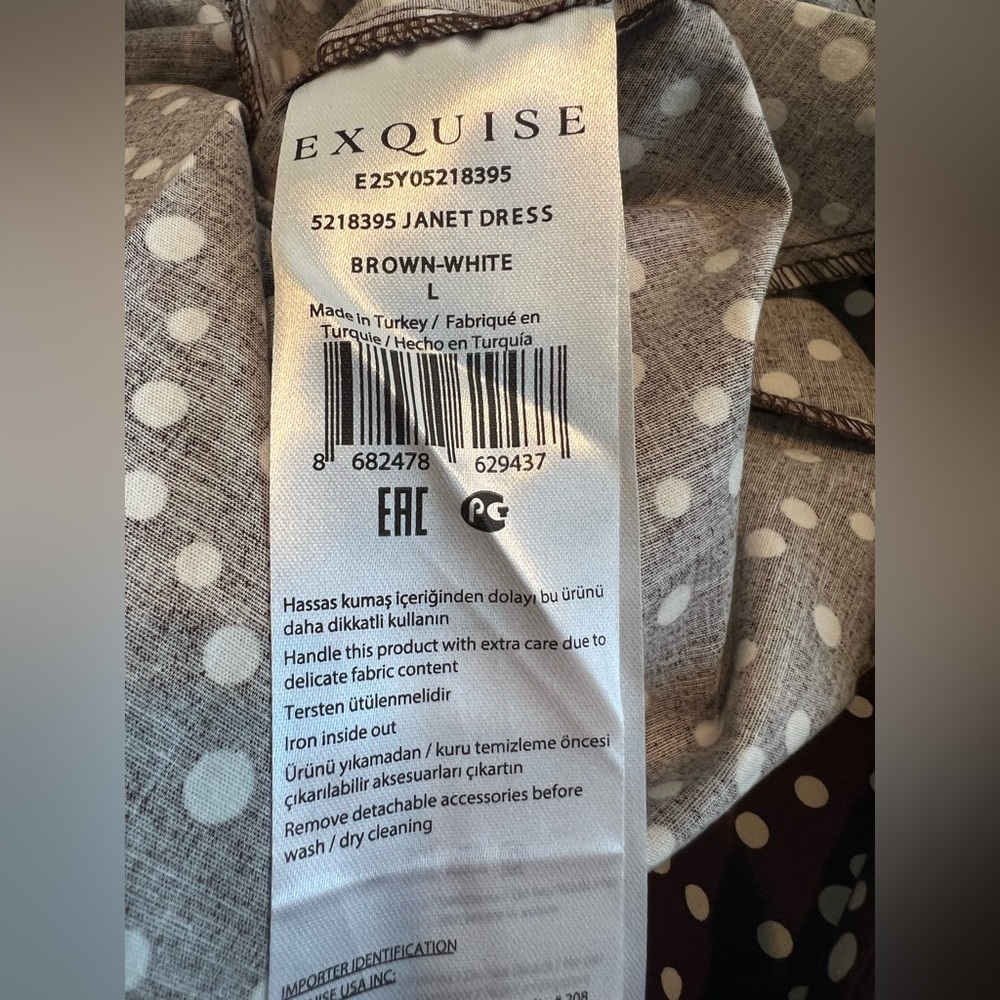 Exquise Tobie Collared Button-Front Tie-Neck Mini Shirt Dress Anthroplogie NEW - Picture 14 of 15